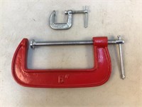 (2) Metal Clamps - 1" & 16"