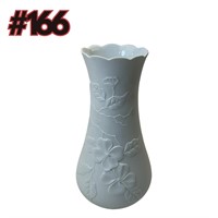 Vintage Kaiser W. Germany Bisque Dogwood Vase