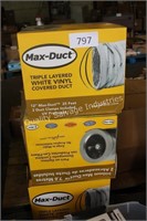 3-10” max ducts 25’