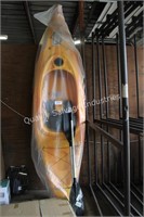 sun dolphin kayak with paddle