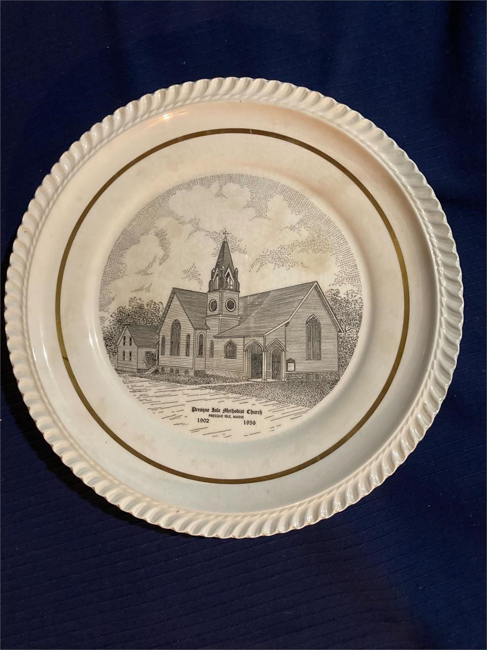 Presque Isle Commemorative Methodist Church Plate