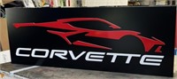 Large Corvette Car Neon Sign