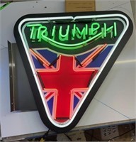 Triumph Neon Sign