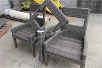 2pc patio chairs (outside)