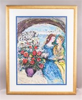 Russian-French Litho Signed Marc Chagall 76/275
