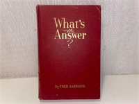 What's the Answer-1944 Trivia Book