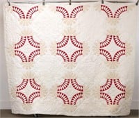 Red & White Whig's Defeat Quilt