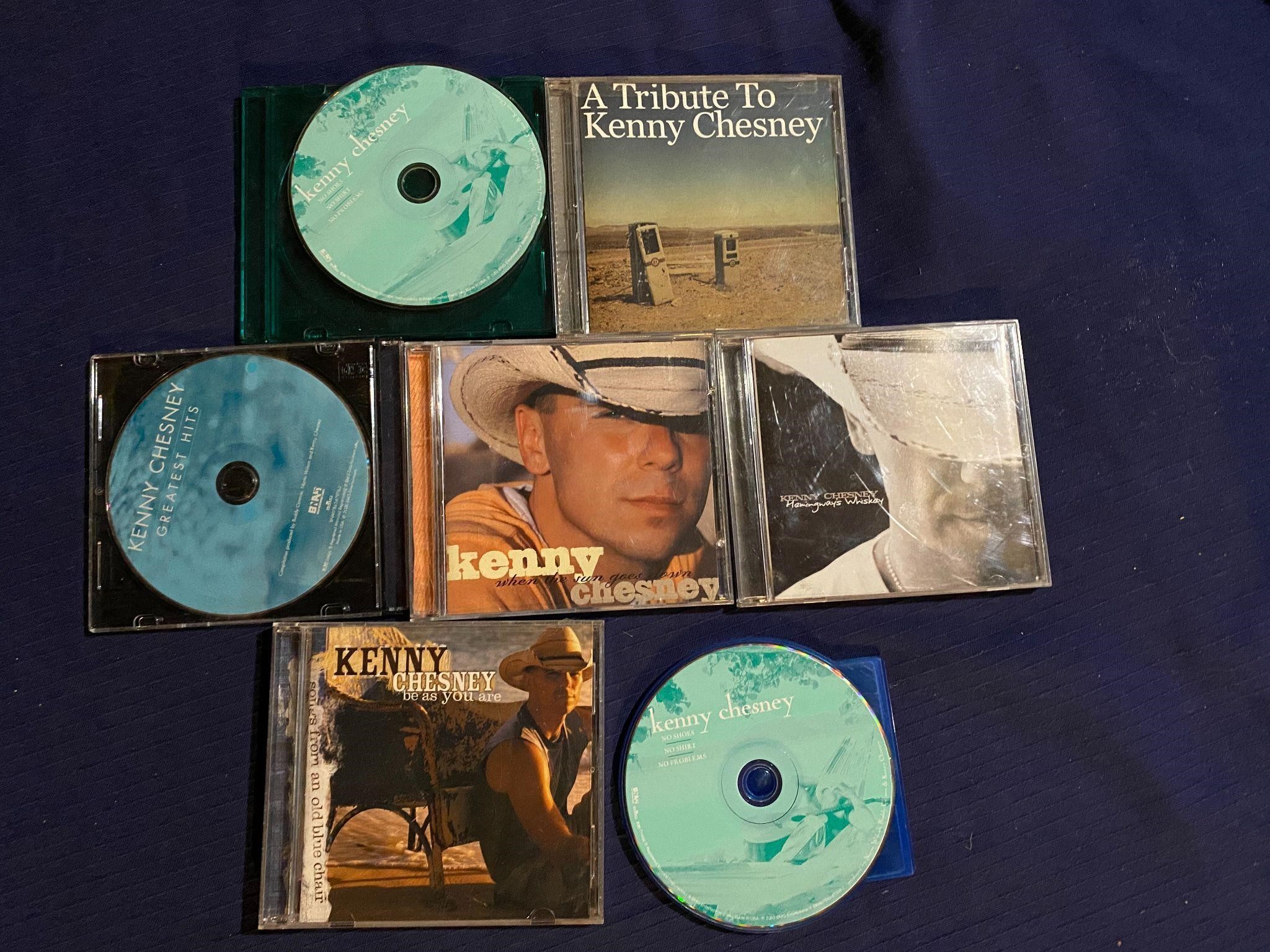 Lot of 7 Kenny Chesney CD