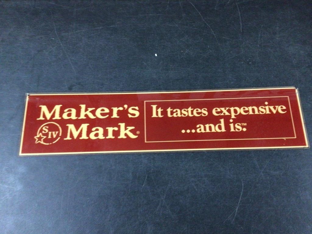 Maker's Mark Acrylic Sign