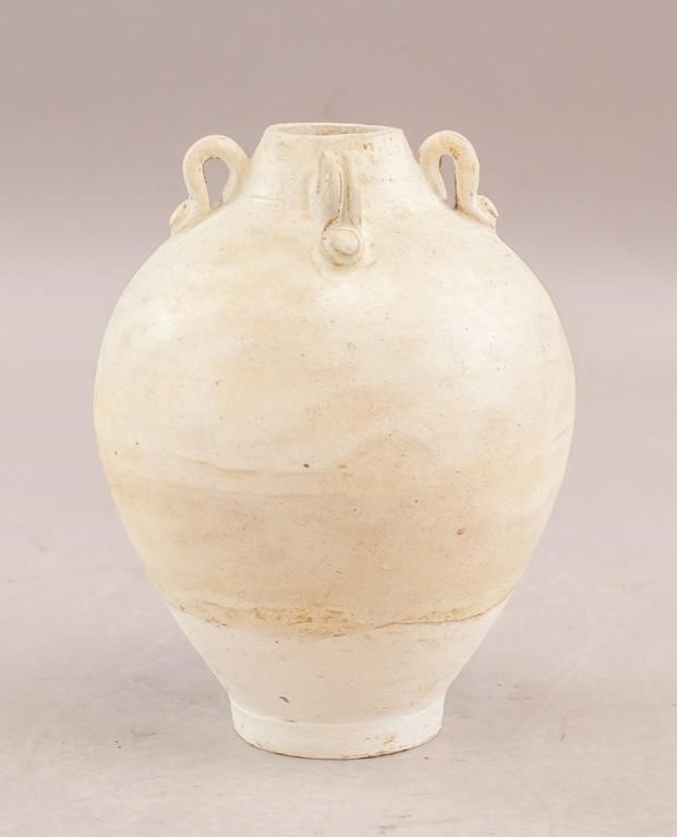 Chinese Tang Style Ding Ware Porcelain Jar