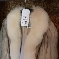 SAGA FOX FUR COAT