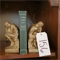 THE "THINKER" BOOK ENDS