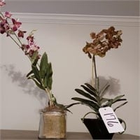 2 ARTIFICIAL ORCHID'S