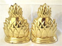 Pair of Brass Bookends, 5 x 7