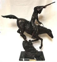 Remington "Downhill" Bronze Statue, 26"