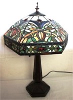 Stained Glass Lamp - 24.5" tall