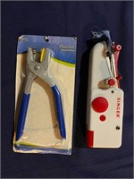 Singer mini-sewer/ New snap pliers