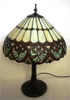 Stained Glass Lamp - 24.5 tall