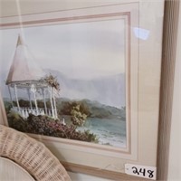 GAZEBO PRINT SIGNED BY DAIVD NICHOLS 811/1950