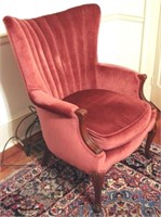 Vintage Channel Back Chair - 28 x 25 x 40