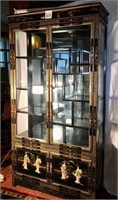 Late 20th Century Chinoiserie Display Cabinet