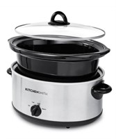 Bella 6qt Manual Slow Cooker - Stainless Steel