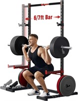 FLYBIRD Squat Rack with Bar  6FT/7FT Home