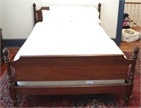 Full-Size Bed w/ bedding - 42 x 56 x 82