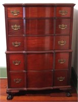 Kling Mahogany 3 over 2 Chest of Drawers