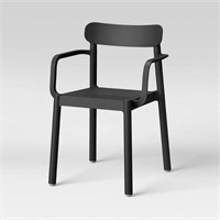 Elba Outdoor Chair - Dining Arm Black