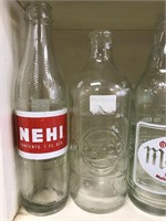 Various Vintage Glass Bottles