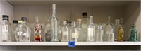 Various Vintage Glass Medicine Bottles and More