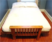 Futon Bed w/ Mattress - 80 x 54 x 22