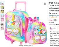 2PCS Kids Suitcase Set for Girls