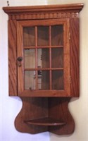 Corner Cupboard Hanging Cabinet - 16 x 30 x 8