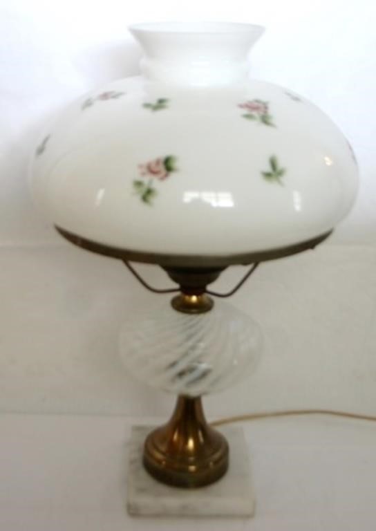 Vintage Lamp - 18" tall
