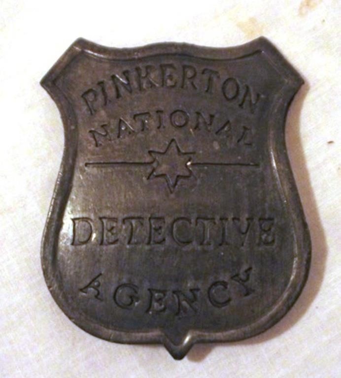 Pinkerton National Detective Agency Badge