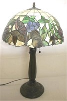 Stained Glass Lamp - 26" tall