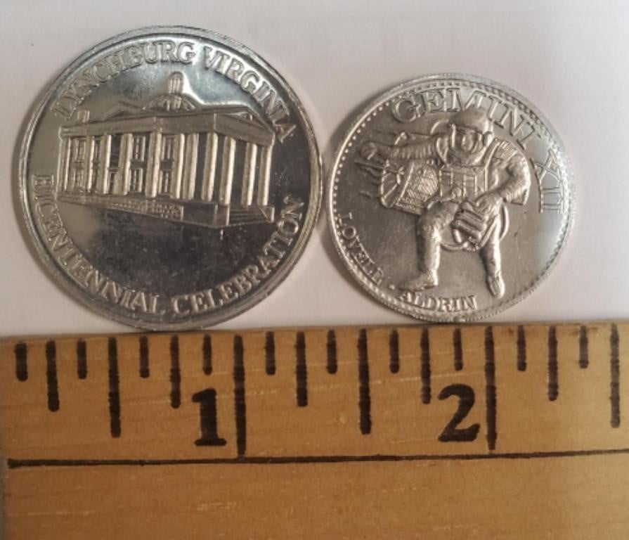 (1) Commemorative Coin (1) Game Piece