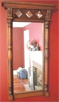 Vintage Victorian Wall Mirror - 24 x 51