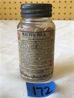 Antique Horlick’s Malted Milk Sample Bottle
