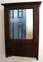 Wood Medicine Cabinet w/ mirror