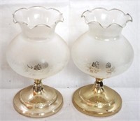 2 Candle holders - 8" tall