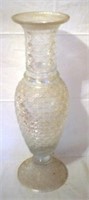 Cut Glass Vase - 28" tall