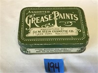 Vintage M. Stein Cosmetics, Grease Paints