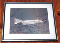 Framed & Signed Air Force Print