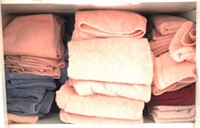 Shelf Lot of Assorted Towels
