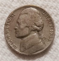 OF) 1944-D Silver Jefferson Nickel