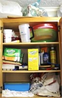 Cabinet lot of Assorted Items