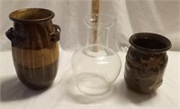 Antique Jug, Pitcher, Glass Vase